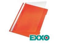 Dosar plastic cu sina EXXO portocaliu